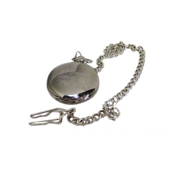 Chrome Fob Watch
