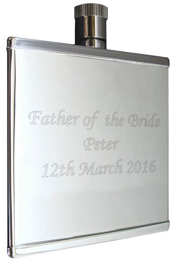 S/S 2oz Hipflask