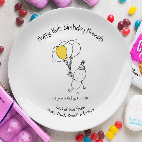 Chilli & Bubbles Birthday Plate