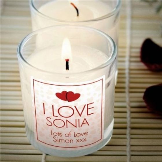 I Love Scented Candle Rose