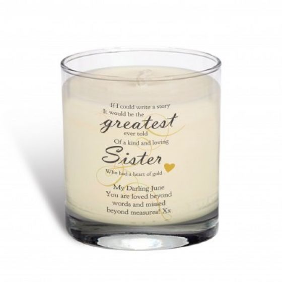 Memorial Greatest Story Rose Scented Candle
