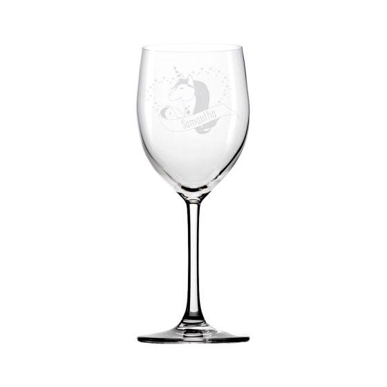 Unicorn Heart Wine Glass