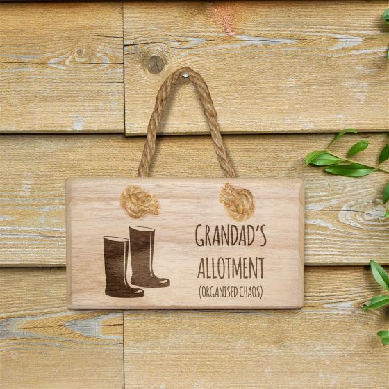 Organised Chaos Wooden Hanging Sign