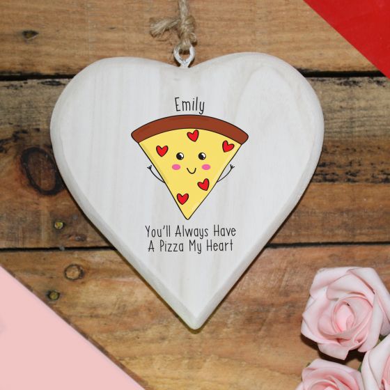 Pizza My Heart Hanging Heart