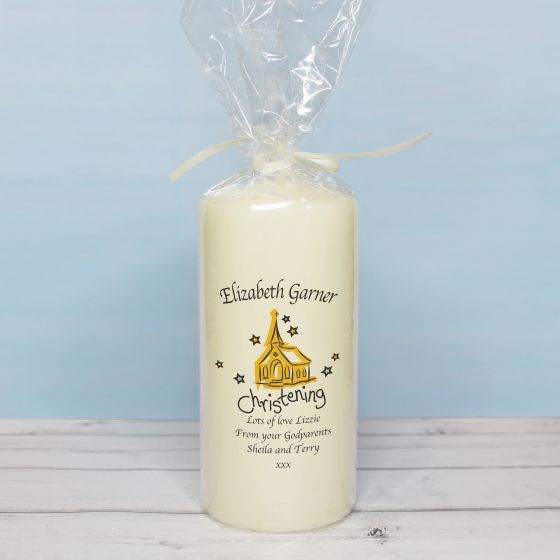 Church Christening Candle