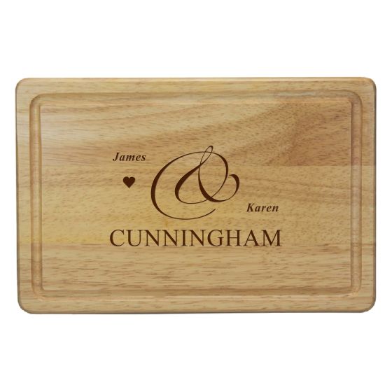 Special Couple Rectangle wood Chopping Board