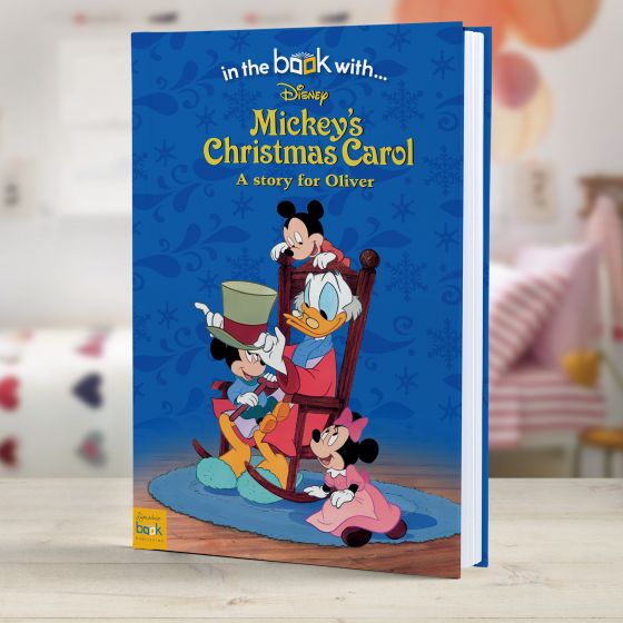Personalised Disney Mickeys Christmas Carol Story Book