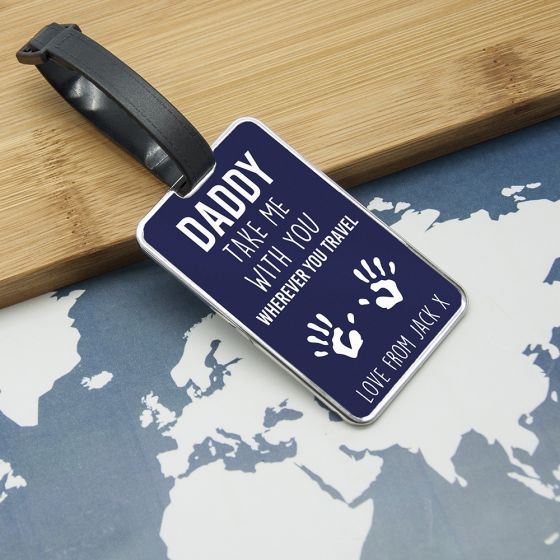 Daddy Take Me With You Luggage Tag
