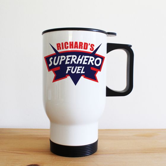 Dad's Superhero Fuel Travel Mug 