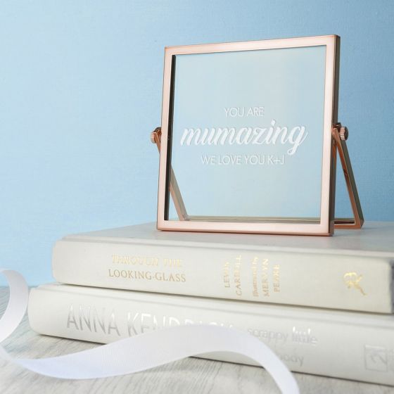 Engraved Mumazing Rose Gold Frame