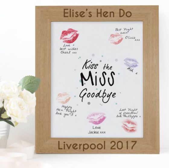 Kiss the Miss goodbye Framed Print