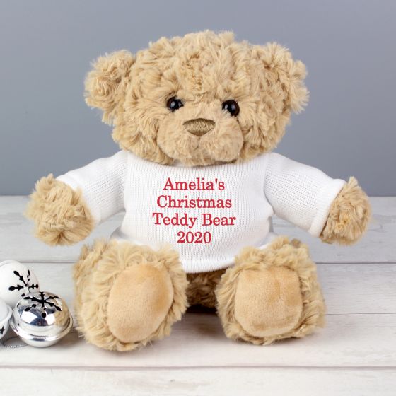 Personalised Christmas Message Bear