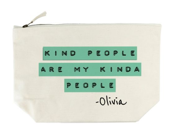 Kind People (Green) Wash Bag