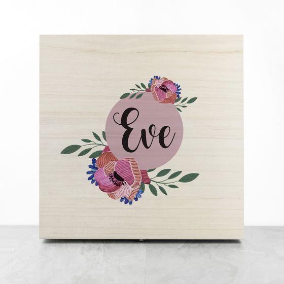 Personalised Blooming Flower Bridesmaid Box