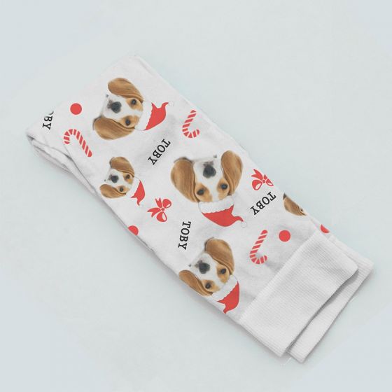 Personalised Christmas Pet Photo Socks