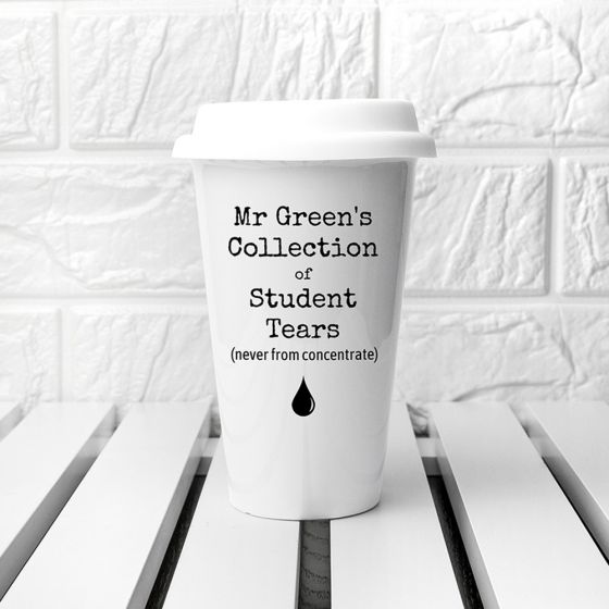 Personalised Students Tears Travel Mug 