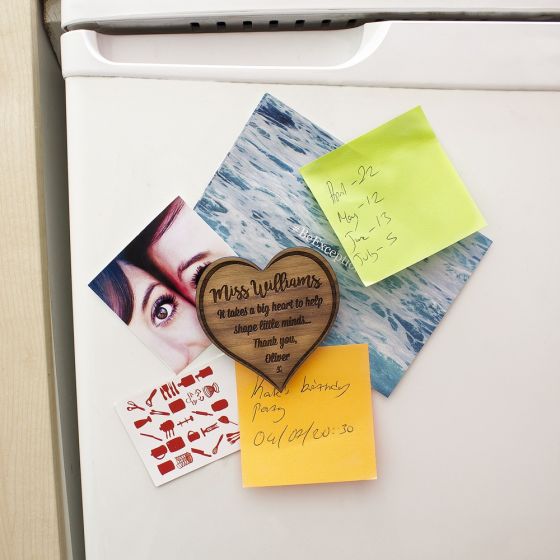 Personalised Teachers In Our Hearts Fridge Magnet