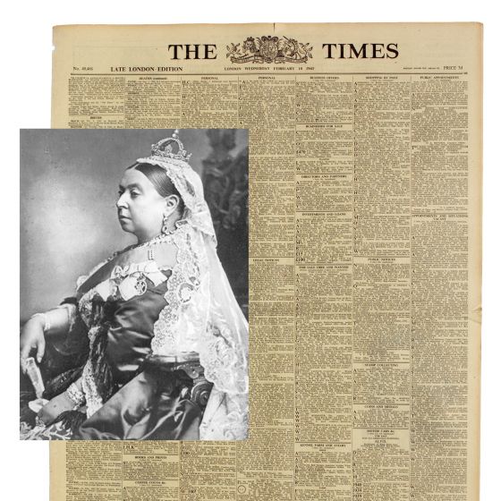 Original Victorian Newspaper