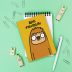 #SlothLife Yellow Notebook